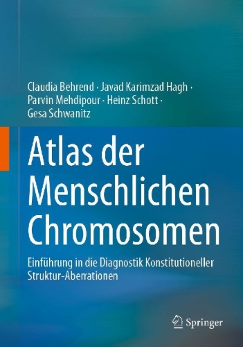 Buchcover und Innenansicht für das Buch: Atlas der Menschlichen Chromosomen