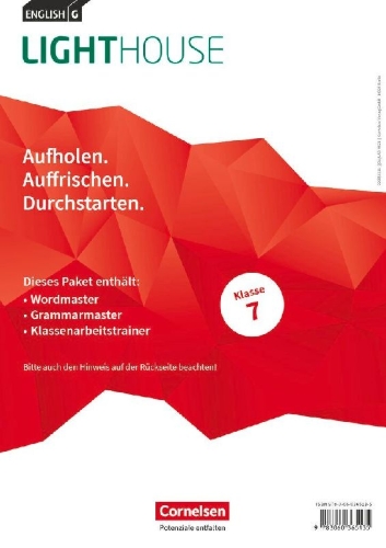 Buchcover und Innenansicht für das Buch: English G Lighthouse Band 3: 7. Schuljahr - Arbeitshefte Wordmaster, Grammarmaster und Klassenarbeitstrainer (Im Paket)