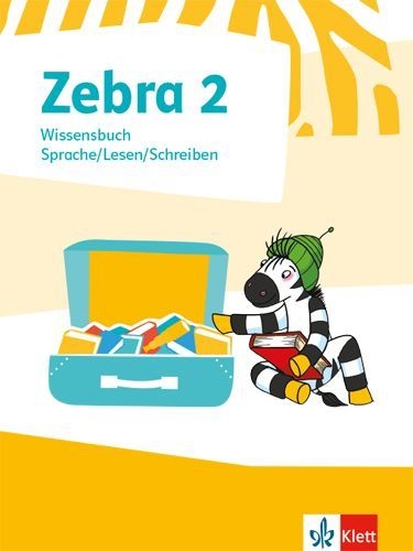 Buchcover und Innenansicht für das Buch: Zebra 2. Wissensbuch Klasse 2