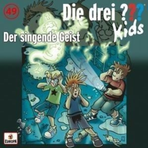 Buchcover und Innenansicht für das Buch: Die drei ??? Kids 49. Der singende Geist (drei Fragezeichen) CD