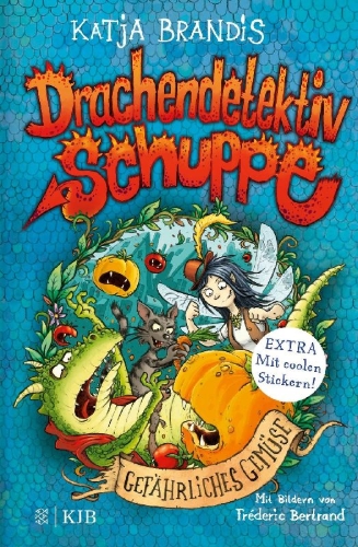 Buchcover und Innenansicht für das Buch: Drachendetektiv Schuppe - Gefährliches Gemüse