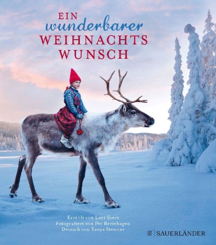 Buchcover und Innenansicht für das Buch: Reindeerwish