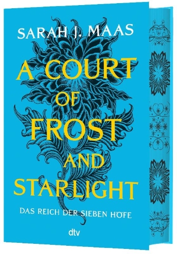 Buchcover und Innenansicht für das Buch: A Court of Frost and Starlight