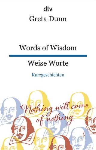 Buchcover und Innenansicht für das Buch: Words of Wisdom Weise Worte