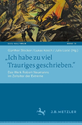 Buchcover und Innenansicht für das Buch: "Ich habe zu viel Trauriges geschrieben."