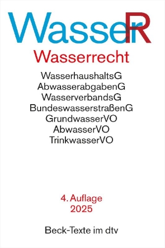 Buchcover und Innenansicht für das Buch: Wasserrecht. WasserR