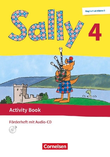 Buchcover und Innenansicht für das Buch: Sally. Englisch ab Klasse 3 - 4. Schuljahr - Activity Book: Förderheft