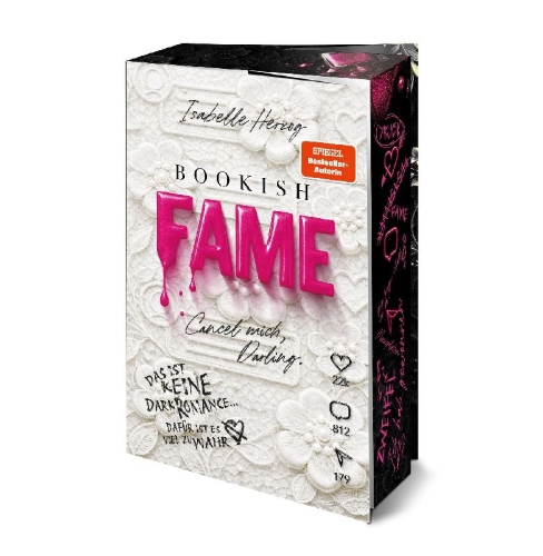 Buchcover und Innenansicht für das Buch: Bookish Fame