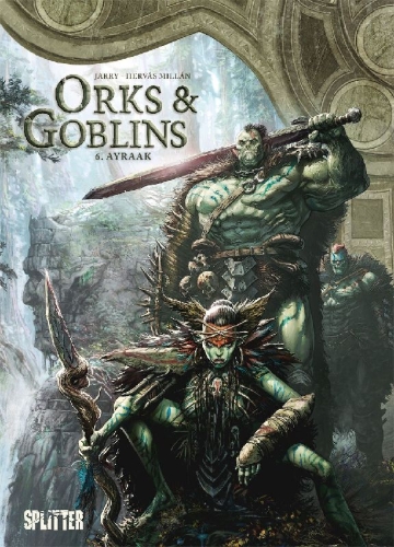 Buchcover und Innenansicht für das Buch: Orks & Goblins. Band 6