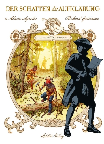 Buchcover und Innenansicht für das Buch: L'ombre des lumières 2