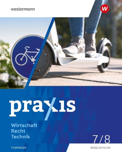 Buchcover und Innenansicht für das Buch: Praxis WRT 7 / 8. Schulbuch. Regelschulen. Thüringen