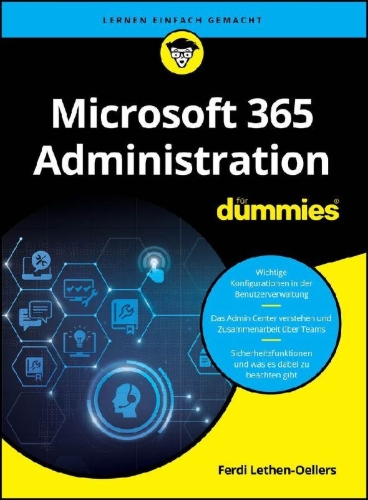 Buchcover und Innenansicht für das Buch: Microsoft 365 Administration für Dummies