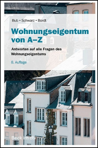 Buchcover und Innenansicht für das Buch: Wohnungseigentum von A-Z