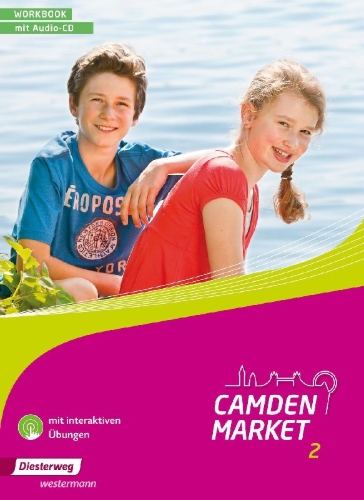 Buchcover und Innenansicht für das Buch: Camden Market 1. Workbook 2 mit Audio-CD und interaktiven Übungen