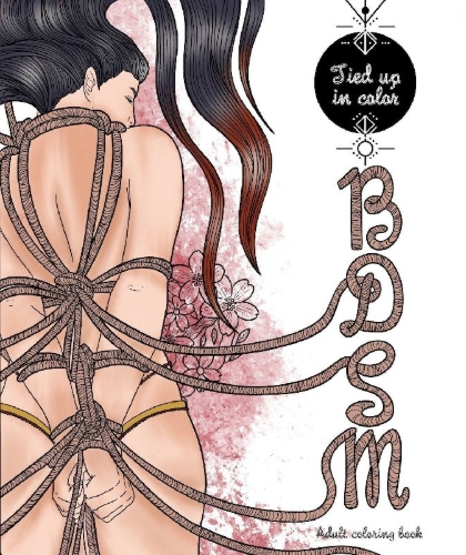 Buchcover und Innenansicht für das Buch: BDSM coloring book