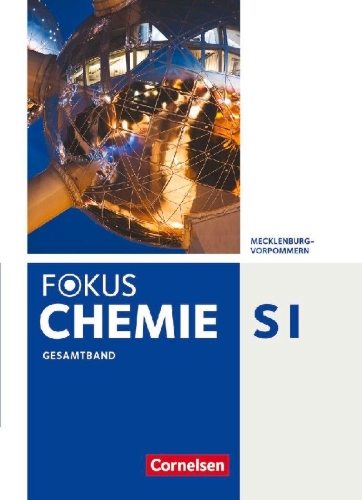 Buchcover und Innenansicht für das Buch: Fokus Chemie 7./8. Schuljahr. Gymnasium Mecklenburg-Vorpommern - Schülerbuch