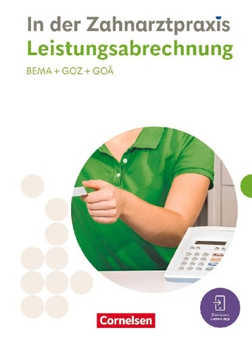 Buchcover und Innenansicht für das Buch: Zahnmedizinische Fachangestellte. Leistungsabrechnung - Fachkunde