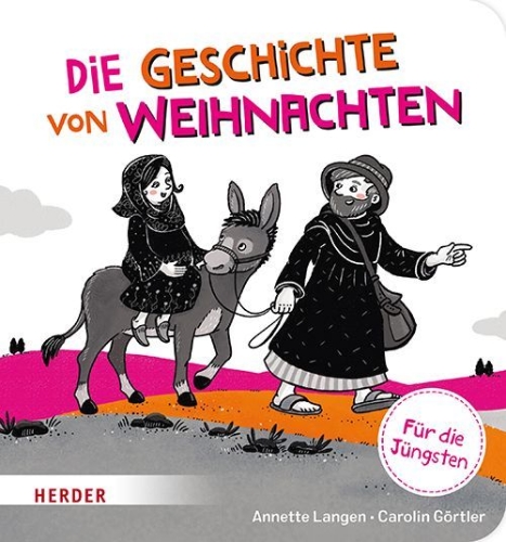 Buchcover und Innenansicht für das Buch: Die Geschichte von Weihnachten Kontrastbuch (Pappbilderbuch)