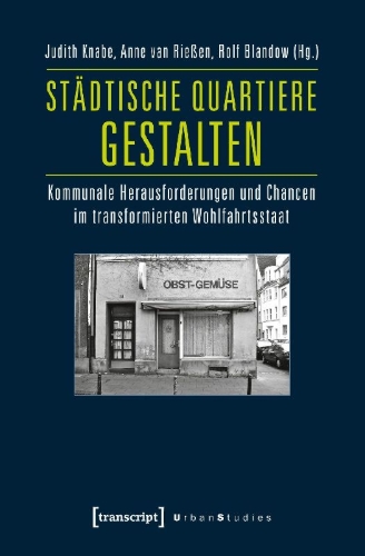 Buchcover und Innenansicht für das Buch: Städtische Quartiere gestalten