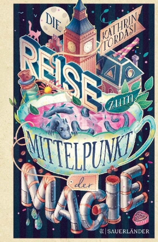 Buchcover und Innenansicht für das Buch: Die Reise zum Mittelpunkt der Magie