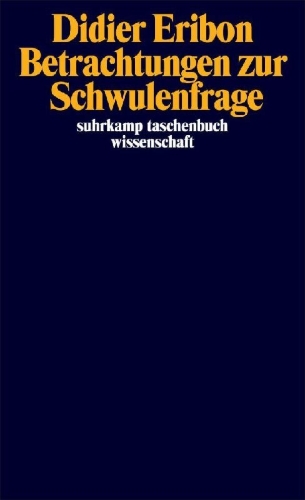 Buchcover und Innenansicht für das Buch: Réflexions sur la question gay