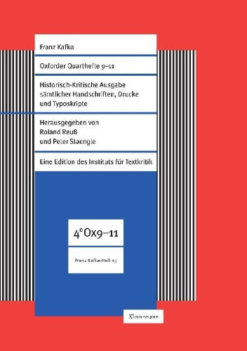 Buchcover und Innenansicht für das Buch: Oxforder Quarthefte 9, 10, 11 & Konvolut 1