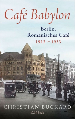 Buchcover und Innenansicht für das Buch: Café Babylon