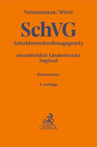 Buchcover und Innenansicht für das Buch: Schuldverschreibungsgesetz