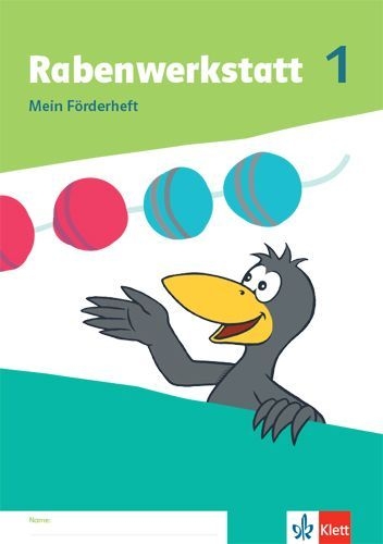 Buchcover und Innenansicht für das Buch: Rabenwerkstatt 1. Mein Förderheft Klasse 1