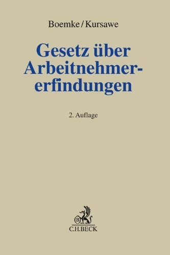 Buchcover und Innenansicht für das Buch: Gesetz über Arbeitnehmererfindungen