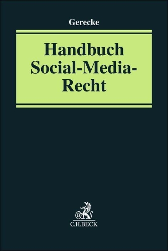 Buchcover und Innenansicht für das Buch: Handbuch Social-Media-Recht