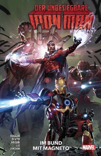 Buchcover und Innenansicht für das Buch: Invincible Iron Man (2022) #13-#20