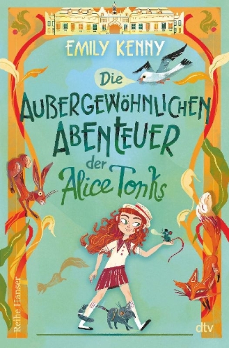 Buchcover und Innenansicht für das Buch: The Extraordinary Adventure of Alice Tonks