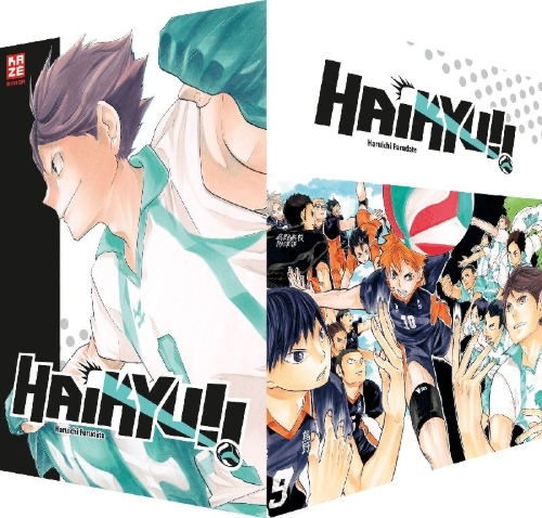 Buchcover und Innenansicht für das Buch: Haikyu!! Sammelbox 2