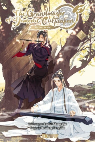 Buchcover und Innenansicht für das Buch: The Grandmaster of Demonic Cultivation - Mo Dao Zu Shi 03 (Manhua)