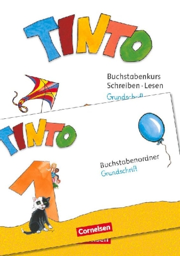 Buchcover und Innenansicht für das Buch: Tinto 1 1. Schuljahr - Buchstabenordner Grundschrift und Arbeitsheft Schreiben/Lesen im Paket