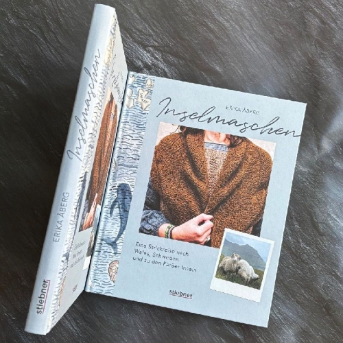 Buchcover und Innenansicht für das Buch: Inselmaschen