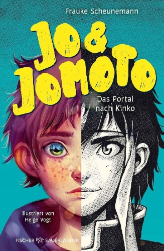 Buchcover und Innenansicht für das Buch: Jo & Jomoto - Das Portal nach Kinko