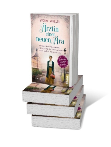 Buchcover und Innenansicht für das Buch: Ärztin einer neuen Ära