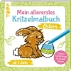 Buchcover und Innenansicht für das Buch: Mein allererstes Kritzelmalbuch Ostern