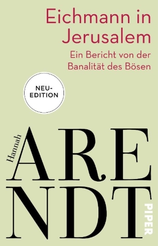 Buchcover und Innenansicht für das Buch: Eichmann in Jerusalem