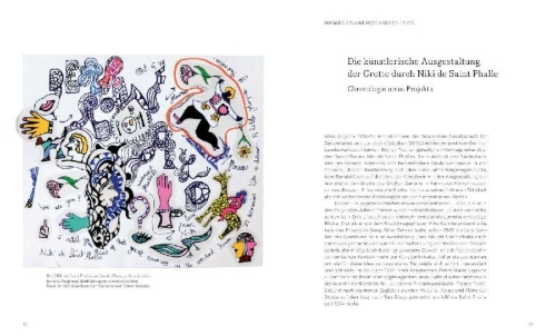 Buchcover und Innenansicht für das Buch: Niki de Saint Phalle. Die Grotte