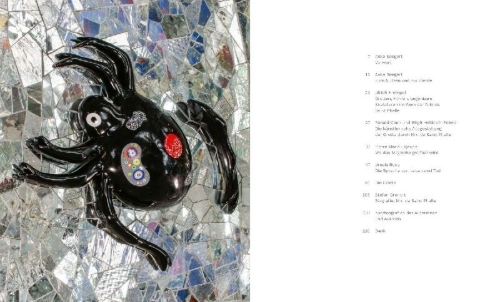 Buchcover und Innenansicht für das Buch: Niki de Saint Phalle. Die Grotte