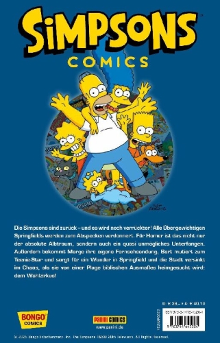 Buchcover und Innenansicht für das Buch: US Simpsons Comics #17-#26