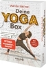Buchcover und Innenansicht für das Buch: Deine Yoga-Box