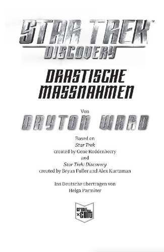 Buchcover und Innenansicht für das Buch: Drastic Measures