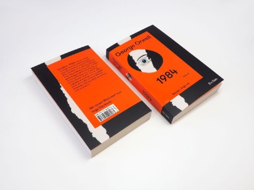 Buchcover und Innenansicht für das Buch: 1984. A Novel