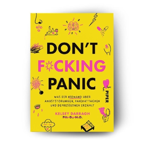 Buchcover und Innenansicht für das Buch: Don't f*cking panic