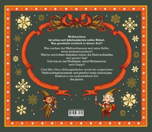 Buchcover und Innenansicht für das Buch: The Secrets from the Northpole - Discover the Magic of Christmas