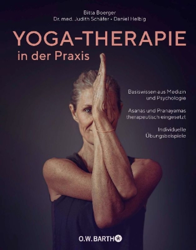 Buchcover und Innenansicht für das Buch: Yoga-Therapie in der Praxis